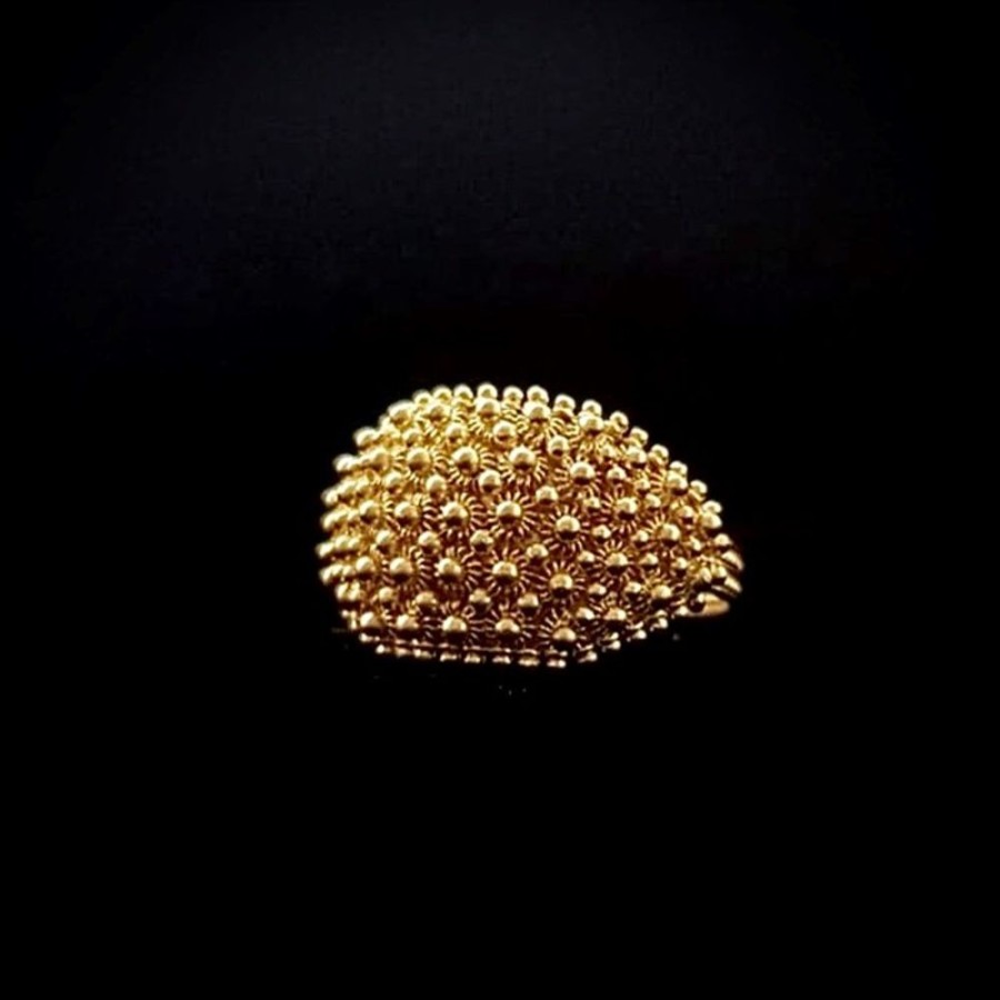 Gioielli Ferraro Gioielli | Anello Filigrana Oro Fede Sarda Collezione Nido