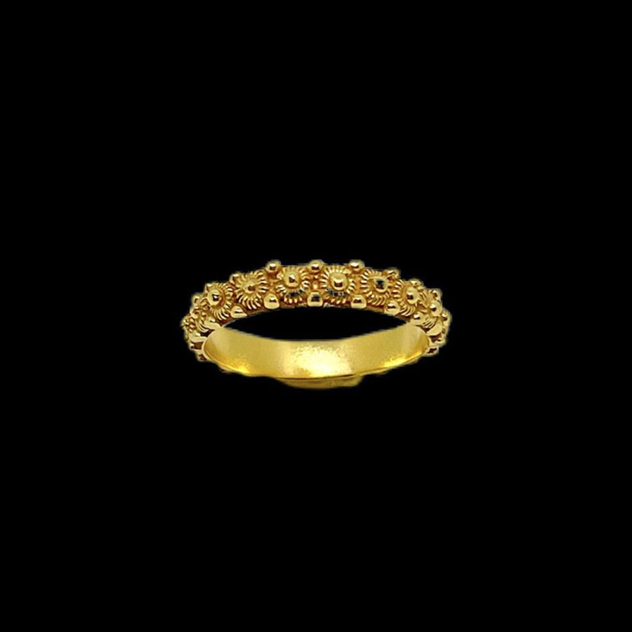 Gioielli Ferraro Gioielli | Anello Filigrana Fede Sarda Oro Giallo