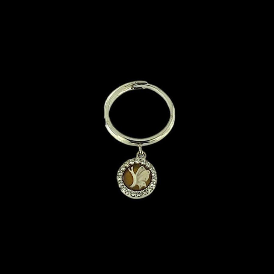 Gioielli Ferraro Gioielli | Anello Cammeo Collezione Charms Farfalla