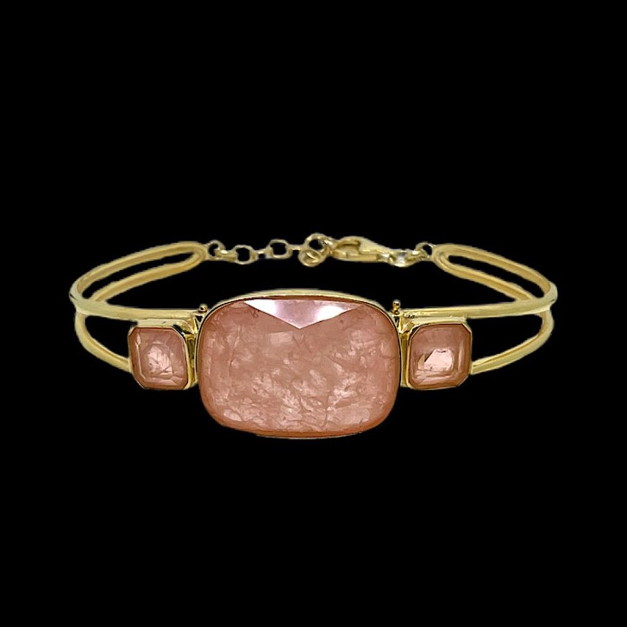 Shop On Line Ferraro Gioielli Bracciali | Bracciale Quarzo Rosa Collezione Colori Di Sardegna Budelli 01