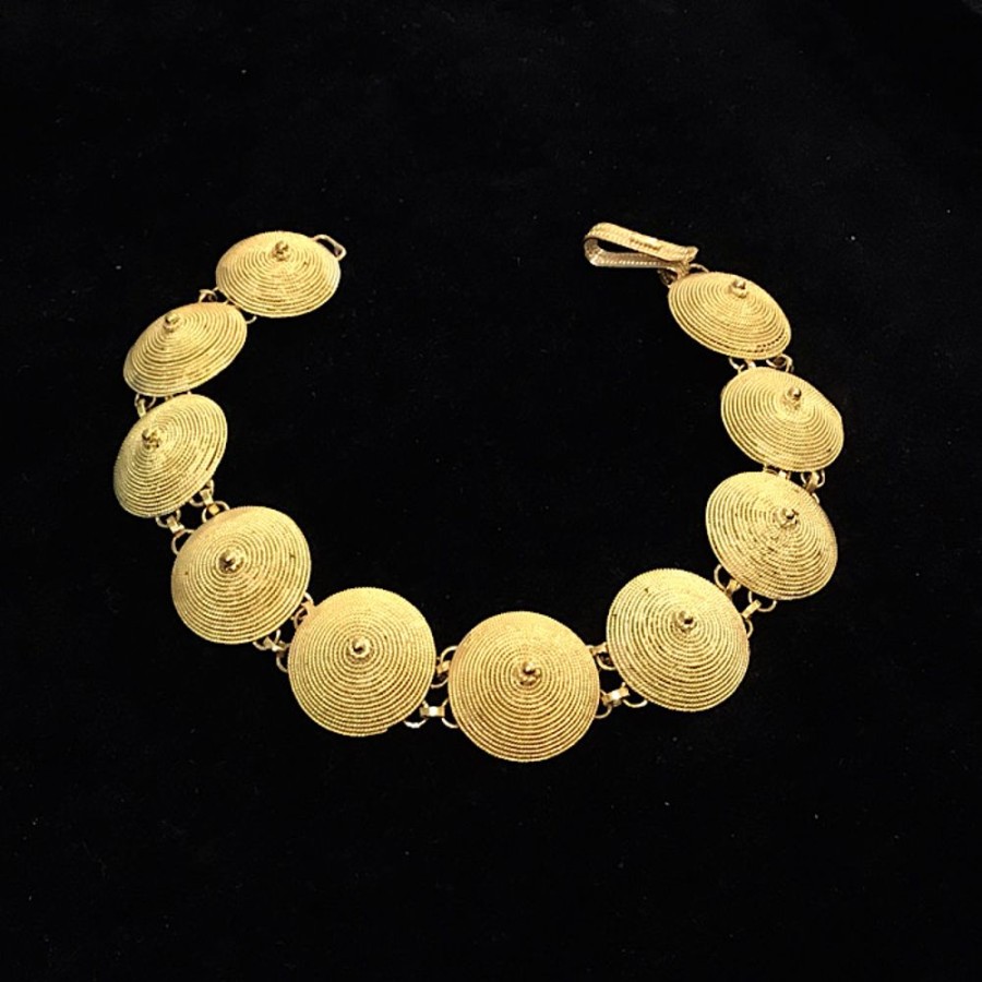 Gioielli Ferraro Gioielli | Bracciale In Filigrana D'Oro Collezione Corbule