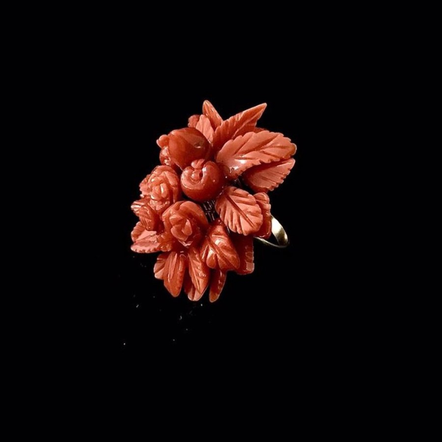 Gioielli Ferraro Gioielli | Anello Corallo Collezione Bouquet