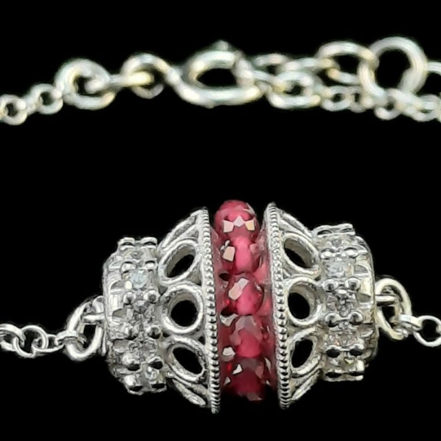 Gioielli Ferraro Gioielli | Bracciale Argento Pietre Semipreziose E Zirconi Collezione Baroque