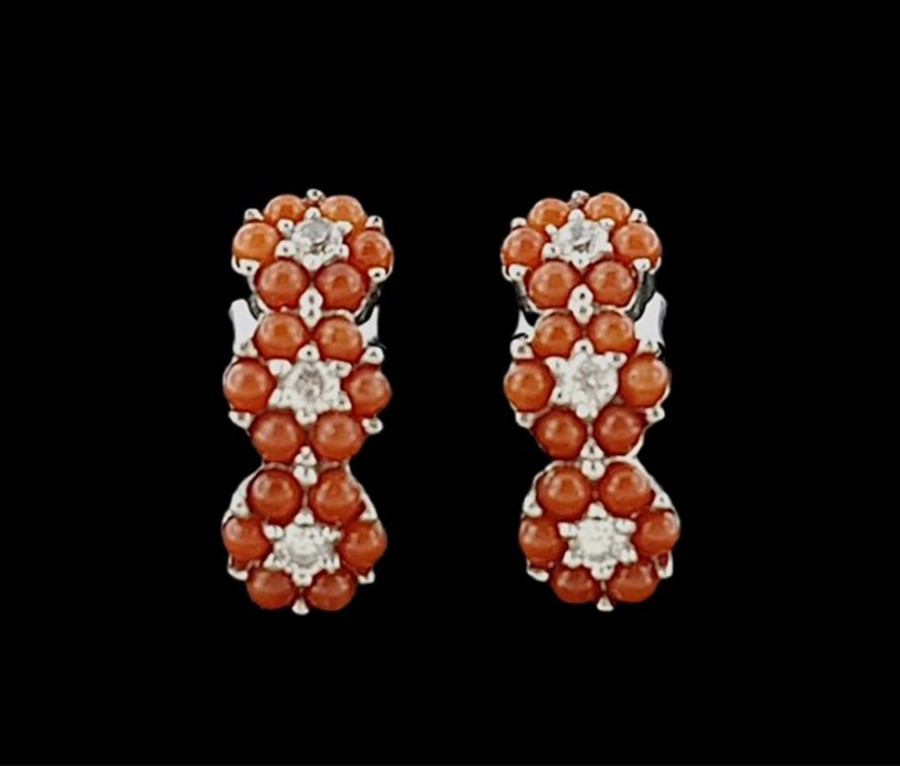 Gioielli Ferraro Gioielli | Orecchini Collezione Bright Coral Flowers