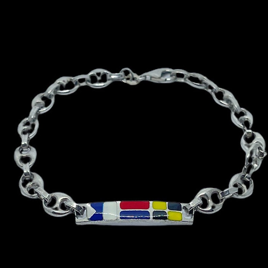 Gioielli Ferraro Gioielli | Bracciale Argento Uomo Marine