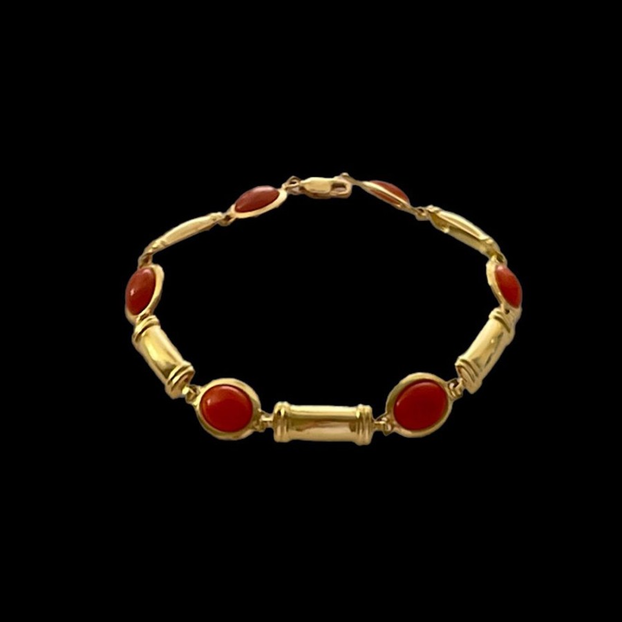 Gioielli Ferraro Gioielli | Bracciale Oro E Corallo Young