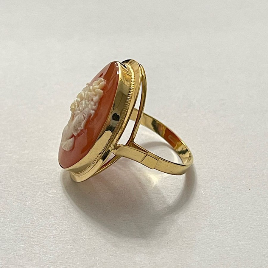 Gioielli Ferraro Gioielli | Anello Oro Cammeo Classico