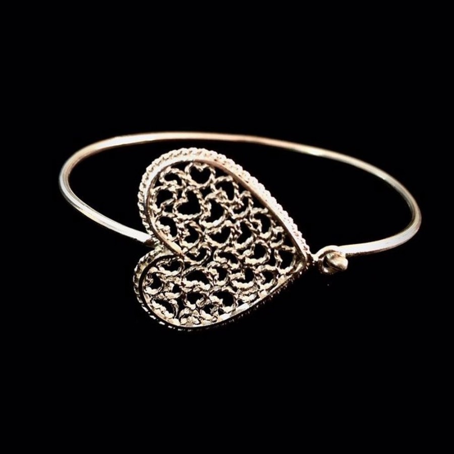 Gioielli Ferraro Gioielli | Bracciale Filigrana Argento Cuore