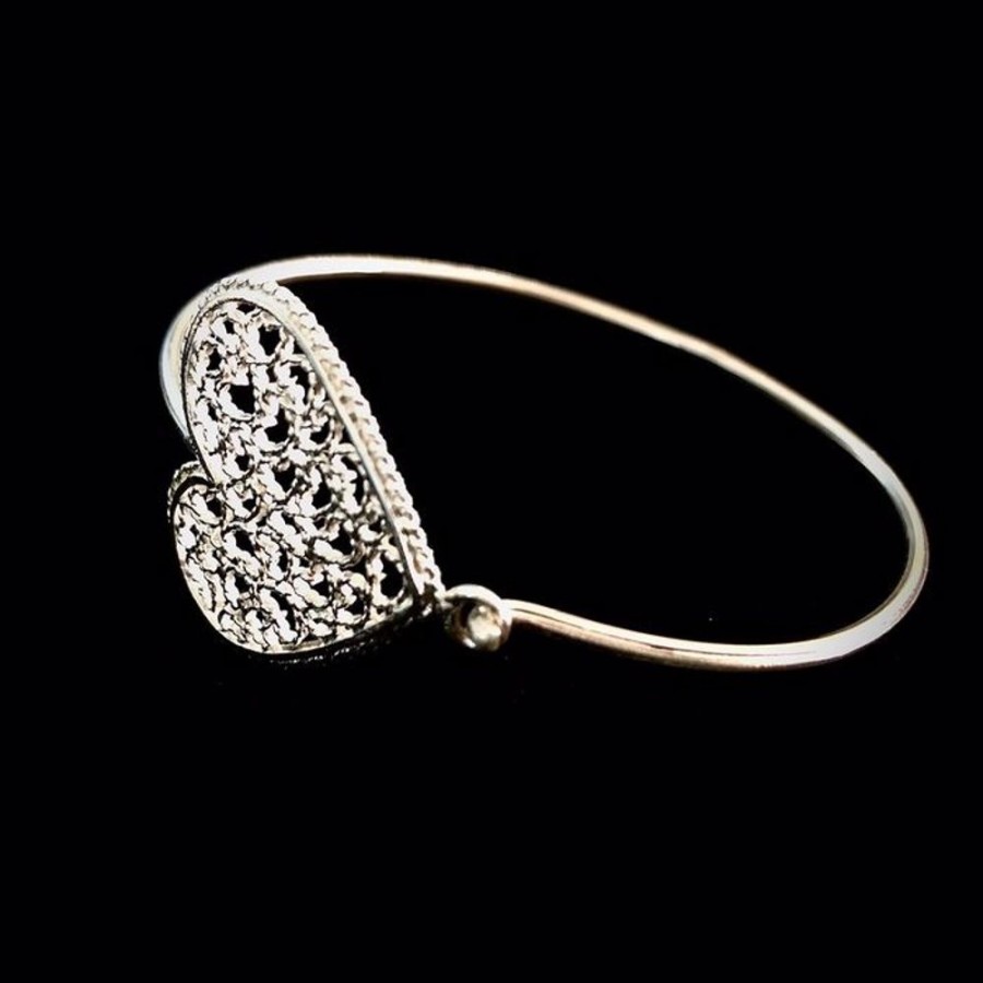 Gioielli Ferraro Gioielli | Bracciale Filigrana Argento Cuore